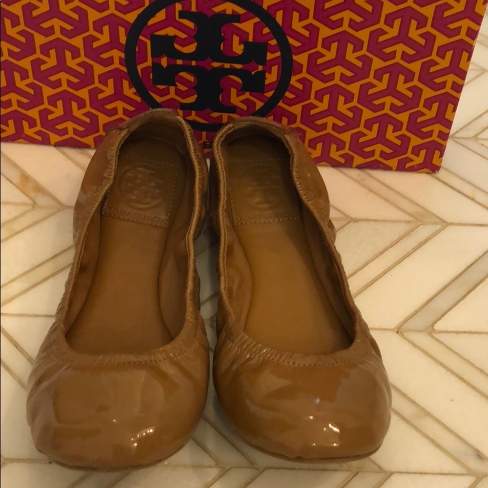Tory Burch Eddie Patent Leather Ballet Flats